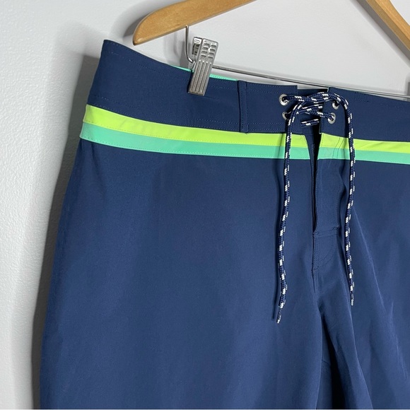 Greenlines Board Shorts Blue Eco Stretch Swim Trunks Men’s 40 - Picture 2 of 9